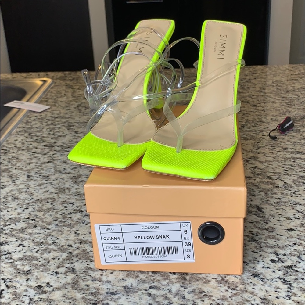 Snake print Lace up heels